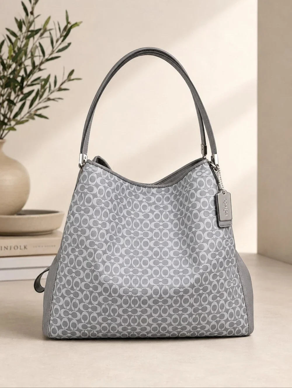 Coach Op Art Needlepoint Madison Phoebe Purse Bag